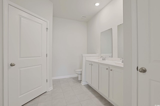 184 Sea Shell Dr Unit 12, Murrells Inlet, SC 29576 - full bathroom with double vanity, tile patterned floors, and recessed lighting