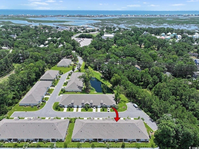 184 Sea Shell Dr Unit 12, Murrells Inlet, SC 29576 - aerial view of property and surrounding area featuring a nearby body of water