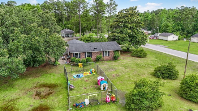 169 Ole Maple St, Loris, SC 29569 - aerial view of property and surrounding area featuring a forest
