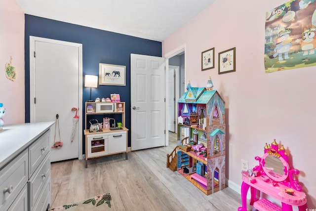 169 Ole Maple St, Loris, SC 29569 - playroom featuring light wood-type flooring