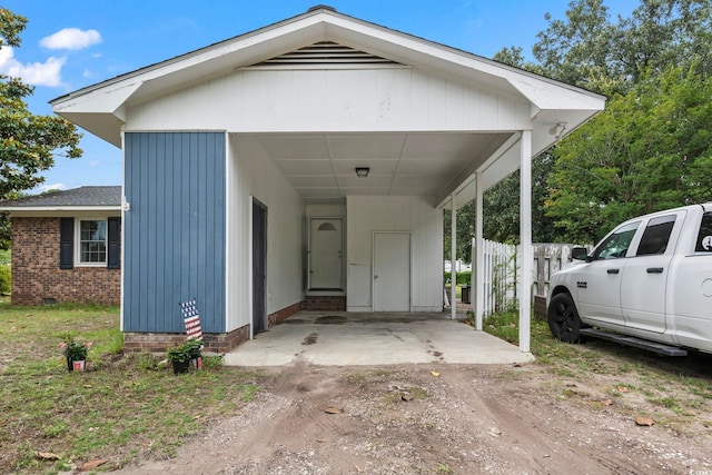 169 Ole Maple St, Loris, SC 29569 - view of vehicle parking featuring a carport and driveway