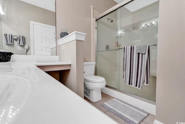 876 Palmetto Trl Unit 103, Myrtle Beach, SC 29577 - full bath with a shower stall, vanity, and tile patterned floors