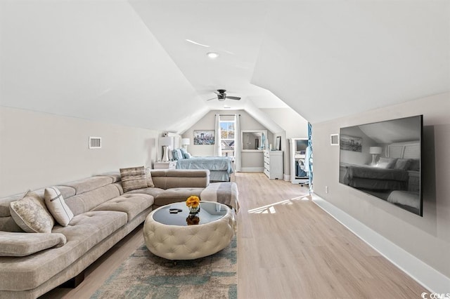 558 Oxbow Dr, Myrtle Beach, SC 29579 - bedroom featuring light wood finished floors and lofted ceiling