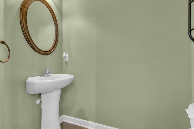 945 Rosencrans Ln Unit B, Myrtle Beach, SC 29577 - bathroom with tile patterned flooring and baseboards