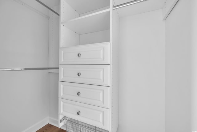 945 Rosencrans Ln Unit B, Myrtle Beach, SC 29577 - spacious closet featuring dark wood finished floors