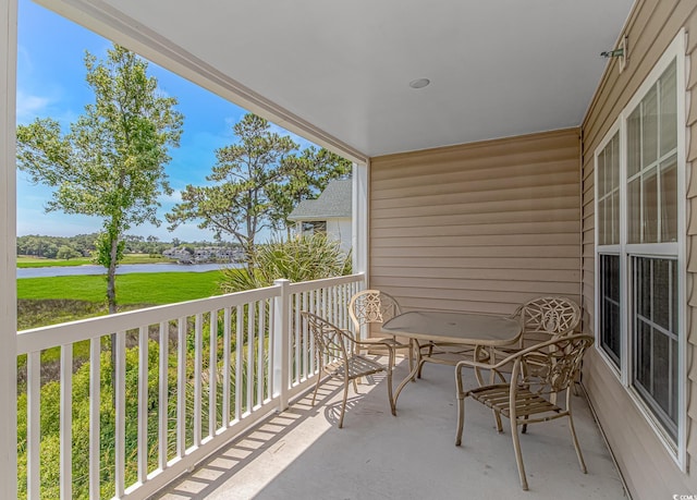 4366 Rivergate Ln Unit 306, Little River, SC 29566 - balcony featuring a water view