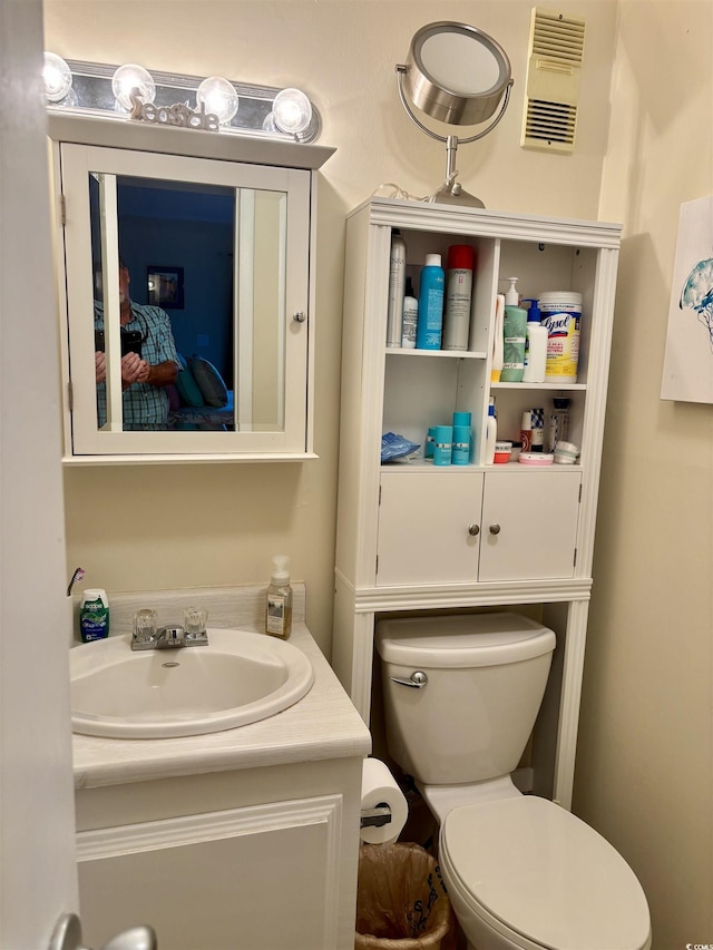 9501 Shore Dr Unit 323, Myrtle Beach, SC 29572 - bathroom with vanity and toilet