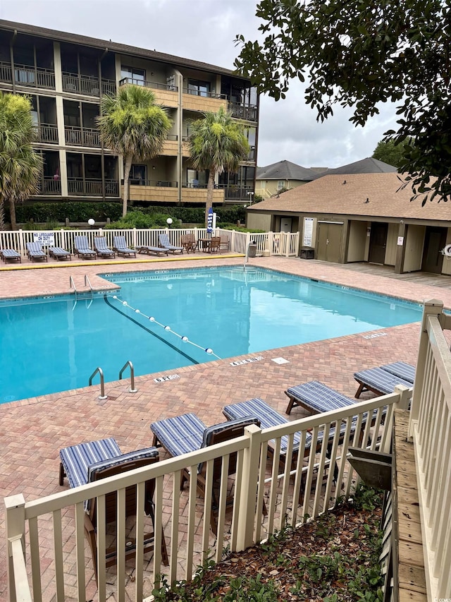 9501 Shore Dr Unit 323, Myrtle Beach, SC 29572 - community pool featuring a patio