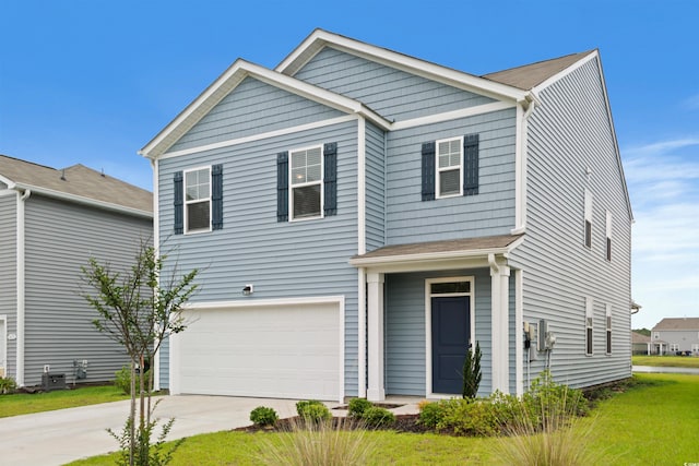 3657 Bells Lake Cir, Longs, SC 29568 - traditional-style home with an attached garage and concrete driveway