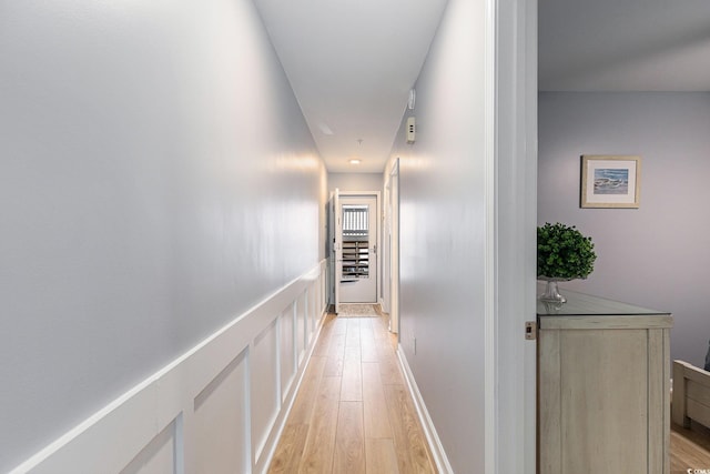 1210 N Ocean Blvd Unit 104, Surfside Beach, SC 29575 - hallway with light wood-type flooring