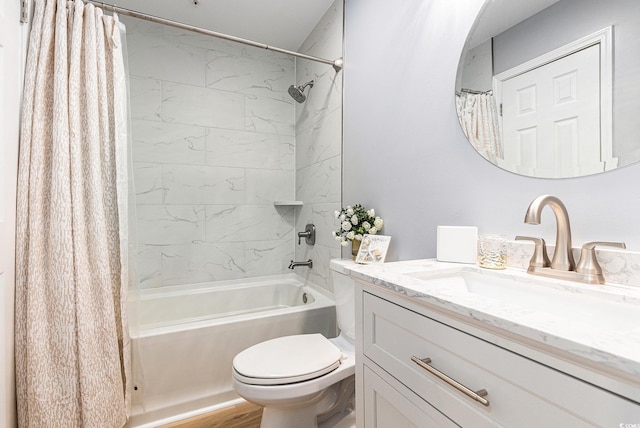 1210 N Ocean Blvd Unit 104, Surfside Beach, SC 29575 - bathroom with vanity, shower / tub combo, and wood finished floors