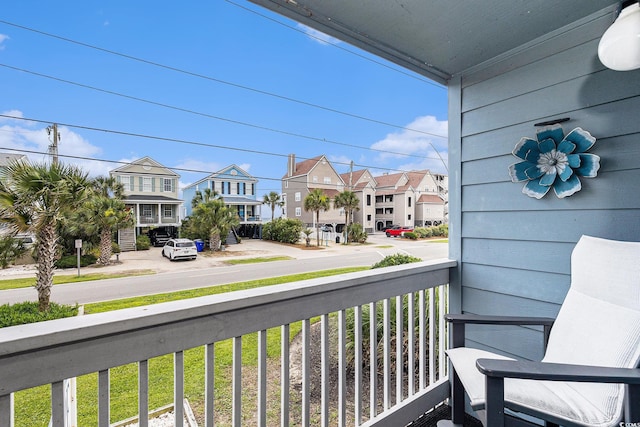 1210 N Ocean Blvd Unit 104, Surfside Beach, SC 29575 - balcony featuring a residential view