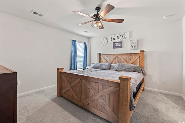 798 Woodland Farms Cir, Aynor, SC 29511 - bedroom with light carpet and ceiling fan