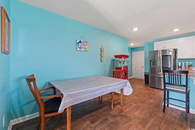 798 Woodland Farms Cir, Aynor, SC 29511 - dining space featuring dark wood-style floors and recessed lighting