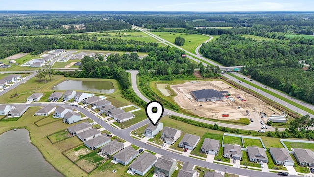 798 Woodland Farms Cir, Aynor, SC 29511 - aerial view of property's location featuring a nearby body of water and nearby suburban area