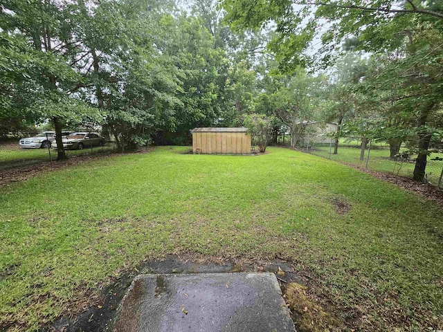 331 Dixon St, Mullins, SC 29574 - view of yard with a storage unit