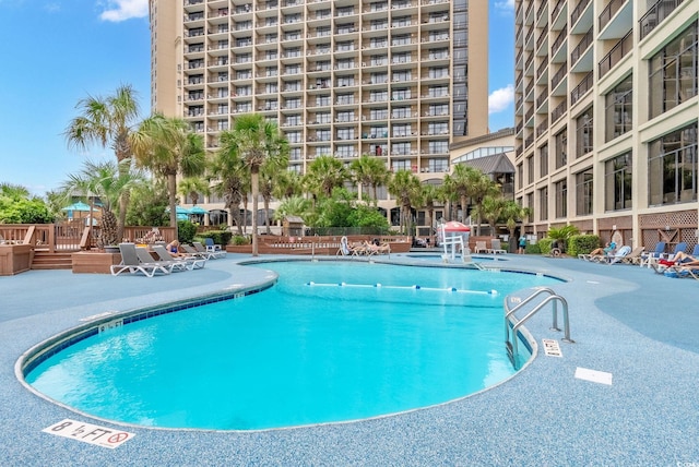 4800 S Ocean Blvd Unit 920, North Myrtle Beach, SC 29582 - community pool featuring a patio area