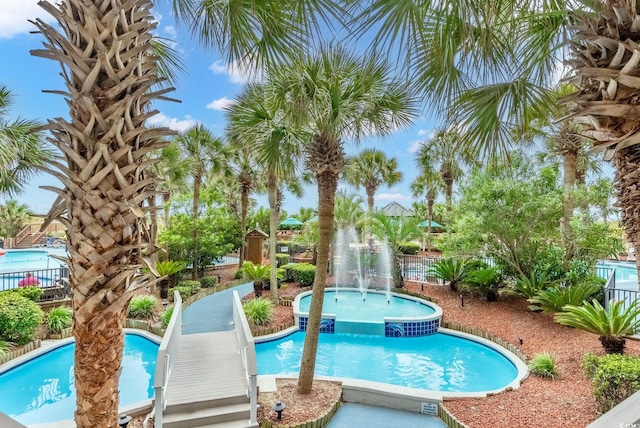 4800 S Ocean Blvd Unit 920, North Myrtle Beach, SC 29582 - community pool with a jacuzzi