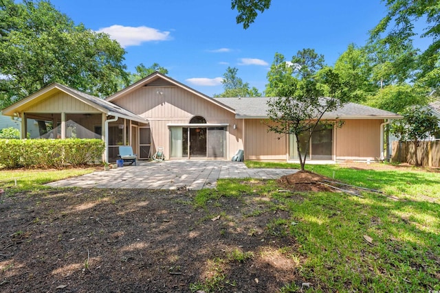 149 Old Cedar Loop, Pawleys Island, SC 29585 - back of house with a patio and a sunroom