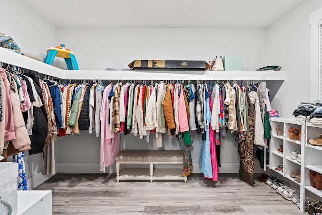 4486 Bethel Rd, Aynor, SC 29511 - spacious closet featuring wood finished floors