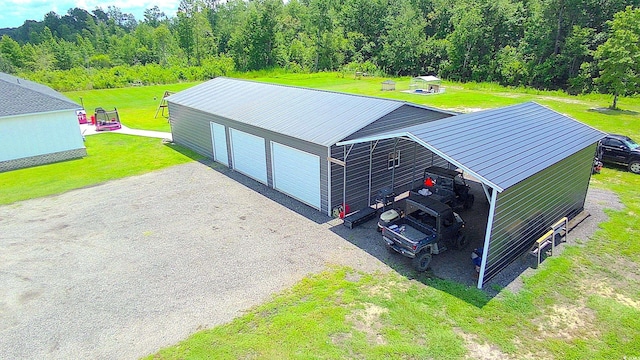 4486 Bethel Rd, Aynor, SC 29511 - detached garage with dirt driveway
