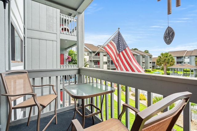 7700 Porcher Dr Unit 3205, Myrtle Beach, SC 29572 - balcony featuring a residential view