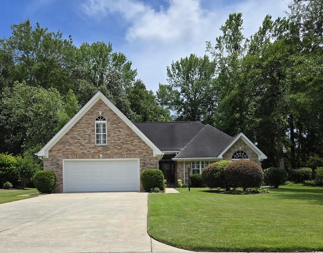 6542 Wellington Dr, Murrells Inlet, SC 29576 - view of front of property featuring concrete driveway and a front lawn