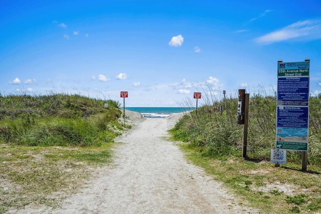 204 55th Ave N, North Myrtle Beach, SC 29582 - water view with nearby beach