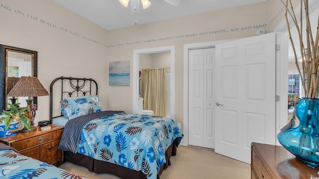 4142 Hibiscus Dr Unit 102, Little River, SC 29566 - carpeted bedroom featuring a closet