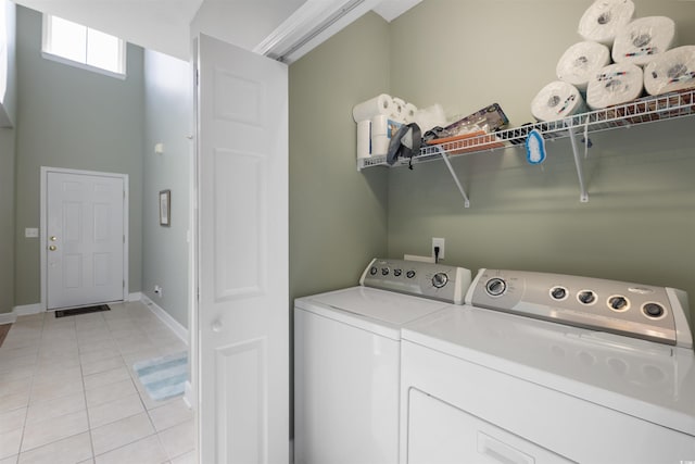 100 Culpepper Way Unit 1003, Myrtle Beach, SC 29579 - washroom featuring washer and clothes dryer and light tile patterned flooring