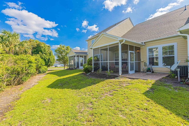 100 Culpepper Way Unit 1003, Myrtle Beach, SC 29579 - view of green lawn with a sunroom and a patio
