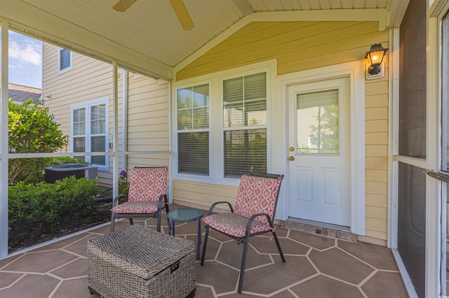 100 Culpepper Way Unit 1003, Myrtle Beach, SC 29579 - view of patio / terrace featuring a ceiling fan