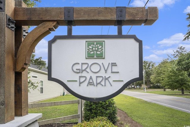 247GROVEPARK Grove Park Loop, Murrells Inlet, SC 29576 - community / neighborhood sign with a lawn