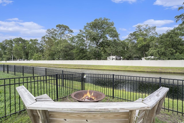 247GROVEPARK Grove Park Loop, Murrells Inlet, SC 29576 - wooden terrace featuring an outdoor fire pit