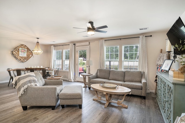 247GROVEPARK Grove Park Loop, Murrells Inlet, SC 29576 - living room with ceiling fan and wood finished floors