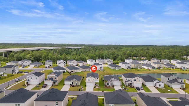 1078 Saltgrass Way, Myrtle Beach, SC 29588 - aerial view of residential area featuring a large body of water