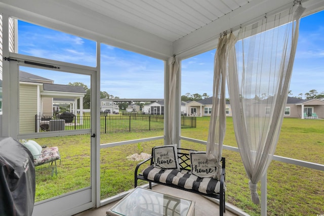 1078 Saltgrass Way, Myrtle Beach, SC 29588 - sunroom / solarium with a residential view