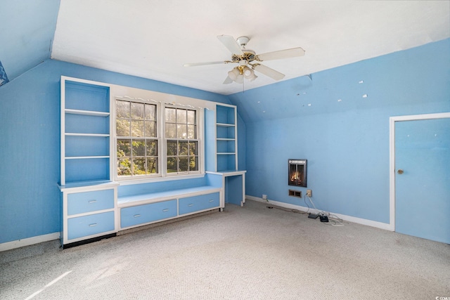 4920 Meadow St, Loris, SC 29569 - bonus room featuring lofted ceiling, carpet flooring, and a ceiling fan