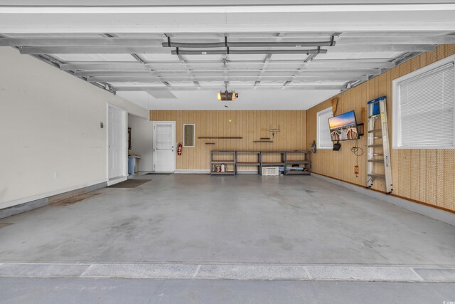 1206 Formby Ct, Myrtle Beach, SC 29588 - garage with wooden walls and electric panel