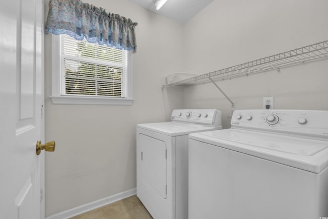 1206 Formby Ct, Myrtle Beach, SC 29588 - laundry room with independent washer and dryer and light tile patterned floors