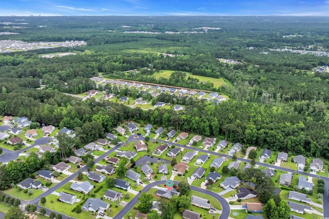 1206 Formby Ct, Myrtle Beach, SC 29588 - aerial view of property's location featuring a forest