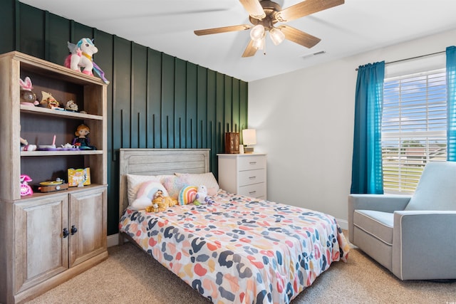 3617 Pasture Rd, Aynor, SC 29511 - bedroom with light colored carpet and ceiling fan