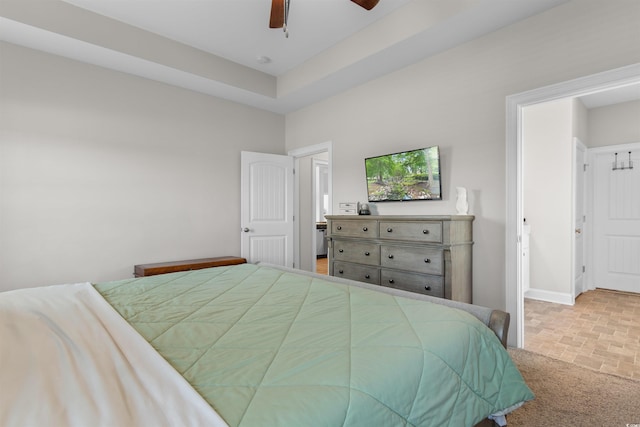 3617 Pasture Rd, Aynor, SC 29511 - bedroom with a ceiling fan and stone finish flooring