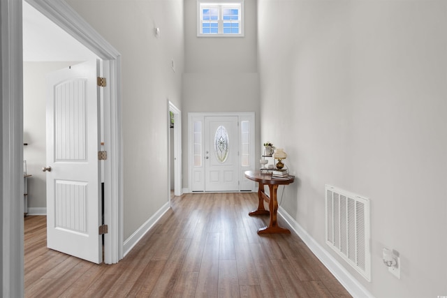 3617 Pasture Rd, Aynor, SC 29511 - entrance foyer featuring wood finished floors and a towering ceiling