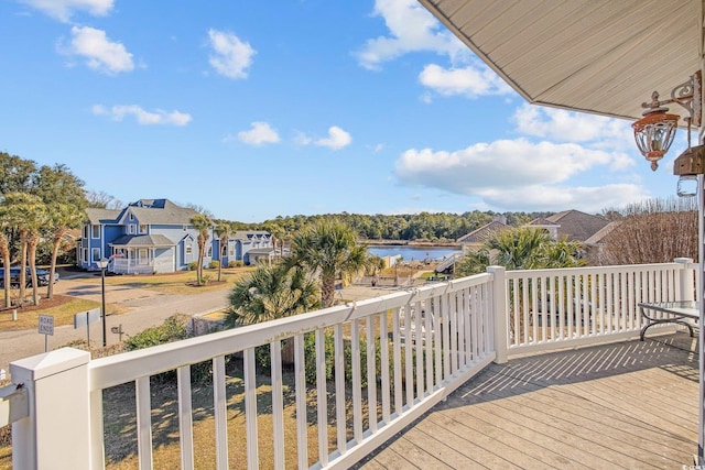 4552 River Rd, Little River, SC 29566 - balcony with a residential view and a water view
