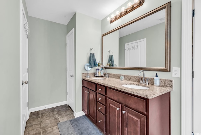 209 Haley Brooke Dr, Conway, SC 29526 - bathroom with double vanity and baseboards