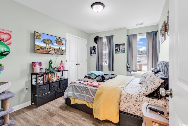 209 Haley Brooke Dr, Conway, SC 29526 - bedroom with wood finished floors and a closet