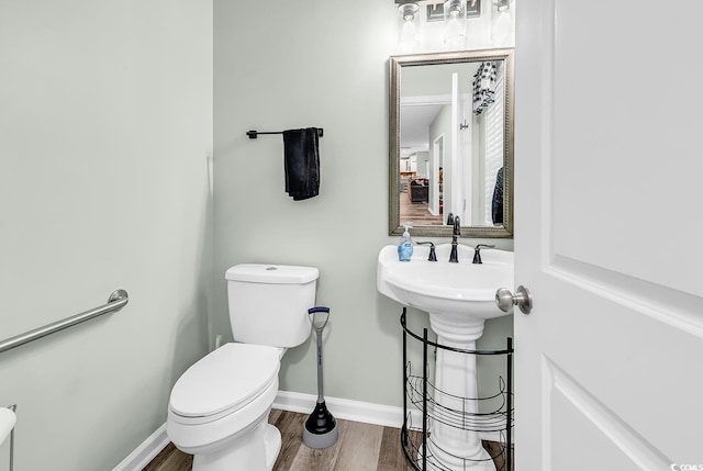 209 Haley Brooke Dr, Conway, SC 29526 - bathroom featuring toilet and wood finished floors