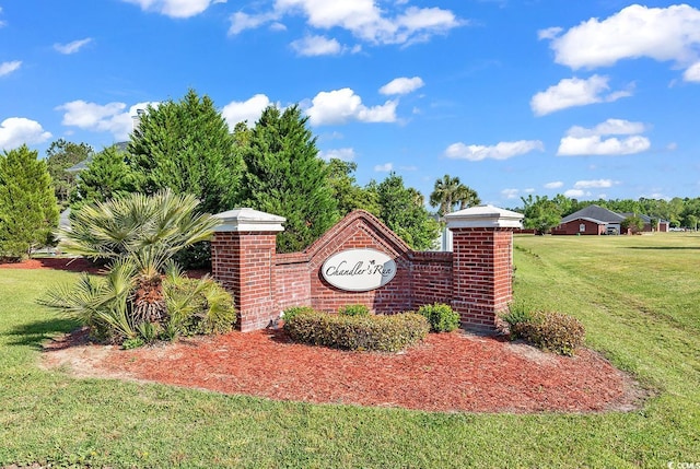 209 Haley Brooke Dr, Conway, SC 29526 - community sign with a lawn