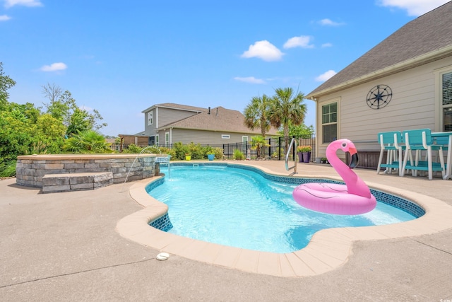 1715 Lake Egret Dr, North Myrtle Beach, SC 29582 - view of swimming pool with a patio